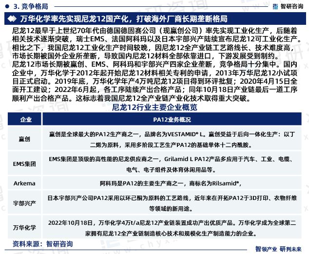 2023年尼龙12行业未来发展趋势研究报告（智研咨询发布）(图5)