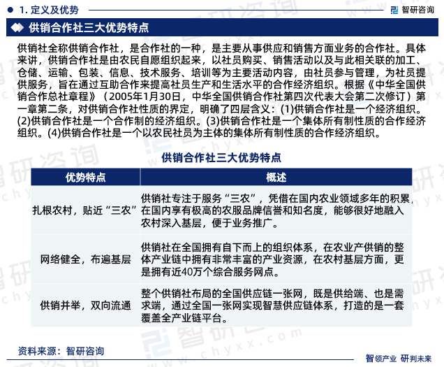 智研咨询发布：2023年供销合作社行业现状、发展环境及深度分析报告(图3)