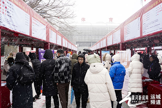 运城市2024年“春风行动”暨高校毕业生招聘、“点对点”劳务输出系列活动启动(图3)
