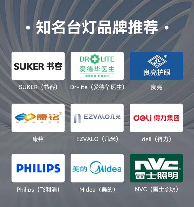 护眼台灯什么品牌好？分享多款热销护眼台灯品牌(图2)