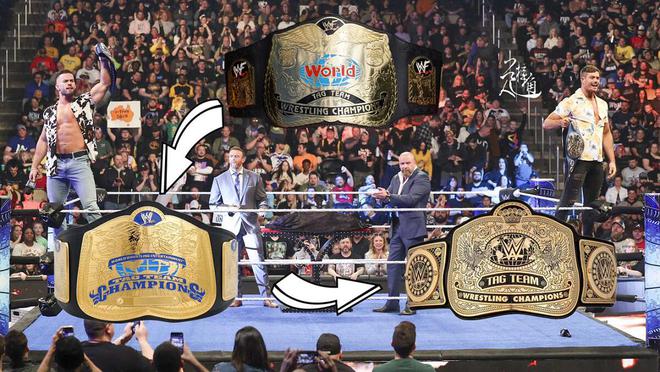 WWE冠军下一位挑战者敲定蓝色品牌新版双打腰带长这样？(图2)