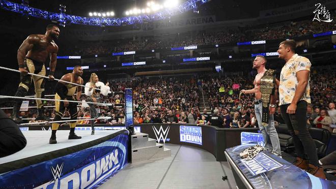 WWE冠军下一位挑战者敲定蓝色品牌新版双打腰带长这样？(图9)